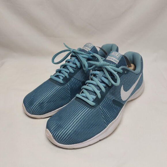 Nike Women's Flex Bijoux Blue Cross Training Running Athletic Shoes Size 7 - Picture 2 of 7